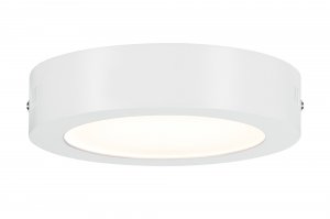 Deckenleuchte Lunar LED Panel rund - 11 W - Weiß matt, Alu