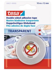 tesa® Doppelseitiges Klebeband - Breite 12 mm - 64621