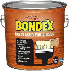 BONDEX Holzlasur für aussen - verschiedene Farben - 2,5 Liter