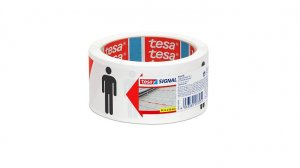 tesa® Signal ABSTANDSBAND - Social Distancing - 1,5 m Abstand