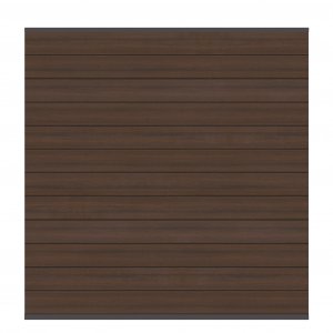 WPC PLATINUM - Braun - Zaunfeld-Set 178x184 cm