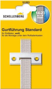 Gurtführung STANDARD - System MINI und MAXI - weiß - verschiedene Ausführungen