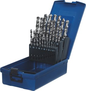 HSS Spiralbohrer-Set - 25-teilig - 1 bis 13 mm