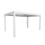 Größe: 5 x 3 m - weiß mit Dachlamellen in silber-metallic